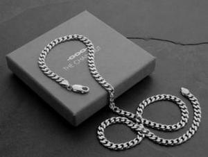 Sterling Silver Curb Chains for Men
