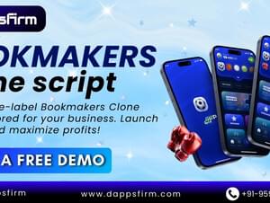Step into the Future of Online Betting with DappsFirm’s Bookmaker Clone Software!